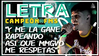 LO MEJOR DE LETRA CAMPEON FMS CARIBE I COHERENCIA PURA🔥##freestylerap batallasderap #rapvenezolano