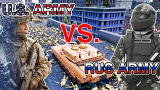 US Army vs Russian Forces: Epic Liberation Mission in a City Under Siege | UEBS 2 Showdown!