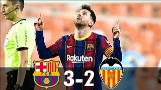 Barcelona vs Valencia 3−2 - All Goals & Extended Highlights - 2020