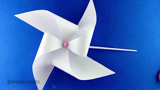 how to make a paper windmill || diy how to make paper windmill that spins