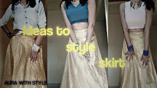 Easy & unique ways to style long skirt #fashion #fashionstyle #look #style