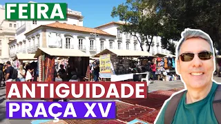 FEIRA ANTIGUIDADE PRAÇA XV RIO DE JANEIRO | UM MUNDO de RELÍQUIAS, objetos ANTIGOS, e BRECHÓ no RJ.