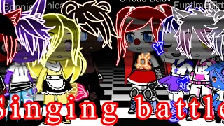 FNaF 1 Vs Fanf 5:Sister Location singing battle!||Gacha Club||Read description before starting!