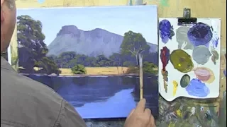 Learn To Paint TV E10 "Southern Grampians Reflections" Painting Reflections in Acrylic Beginners