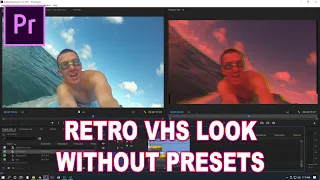 Retro VHS Look Effect Tutorial (no plugins) | Premiere Pro CC  | Make Your video retro look C/O Tech