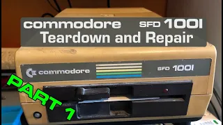 Commodore SFD 1001 Drive Teardown and Repair