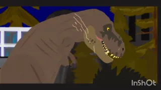 Rexy vs. Giganotossauro! (my version!) DC2 Animation!