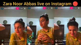 Zara Noor Abbas live on Instagram 🔴 30 July 2023