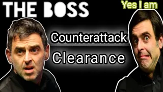 Ronnie O'Sullivan Best Counterattack Clearance✓ #ronnieosullivan #snooker2023 #cesarmuroya