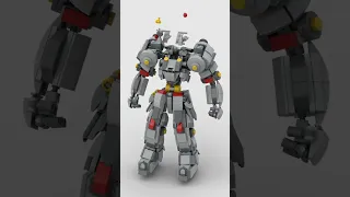 LEGO Mech: Nexo Knight Mech 🤖 Satisfying Building Animation #shorts #legomech #legomoc