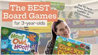 Best Board Games for 3 Year Olds | Educational and Fun Games for Toddlers and Preschoolers