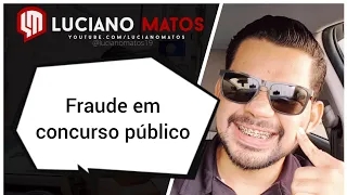 CONCURSO É UMA FRAUDE?