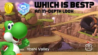 What is the best route to take in Yoshi valley?