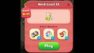 THE FIRST HARD LEVEL | Gardenscapes Level 25