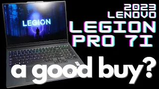 Lenovo Legion Pro 7i (2023) RTX 4090 gaming laptop review