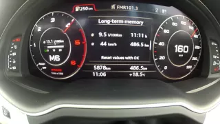 2015 Audi Q7 3.0 TDi (183kW/249hp) Quattro acceleration with GPS results