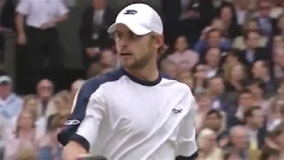 Roger Federer V Andy Roddick - Wimbledon Final 2004