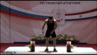 2012 Russian Nationals 85kg class Snatch