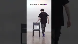 The chair 🪑 is toxic 😈 (Jimin) #shorts #bts #jimin