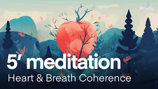 Heart Coherence Breathing Exercise | Short 5-Minute Guided Meditation