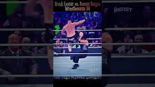 Brock Lesnar BUSTS OPEN Roman Reigns 🤕🩸#brocklesnar #romanreigns  #wrestlemania #ufc #wwe #shorts