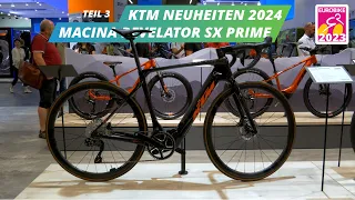 KTM Macina Revelator & Gravelator 2024 | E-Rennrad & E-Gravel mit Bosch Performance Line SX