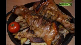 Индюшиная голень в медово-чесночном маринаде. МЯСОЖОР 86