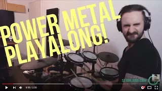 Sean Lang - Power Metal Playalong - "Temple Of Fire"