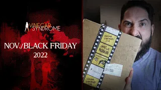 Horror Haul and Unboxing: Vinegar Syndrome November Package and Black Friday Haul...?