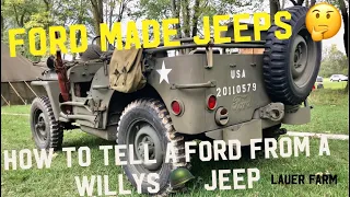 FORD JEEP 🤔 Learn the differences between the Willys & Ford WWII GPW from owner & GI re-enactor