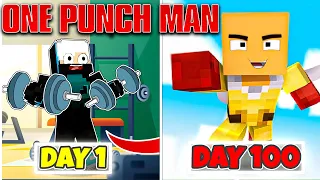 Becoming The ONE PUNCH MAN In Minecraft (Hindi)