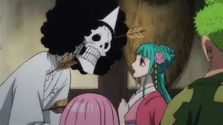 Brook Found That Zoro & Hiyori Sleeping Together I One Piece Episode 938