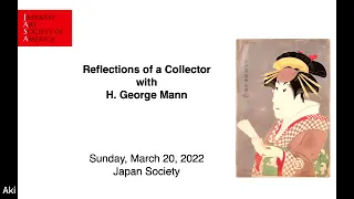 Lecture: Reflections of a Collector: George Mann