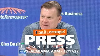 Illini MBB | Postgame Press Conference vs. Alabama A&M 12/17/2022