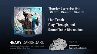 Trismegistus 4p Teaching & Play-through by Heavy Cardboard