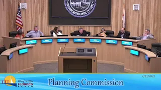 Redondo Beach Planning Commission July 21, 2022