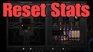 Diablo 2 Resurrected Reset Stats with Twisted Essence