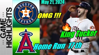 Houston Astros vs Angels [Highlights] May 21, 2024 Rocket 104.8mph Tucker 17th Home run this season🚀