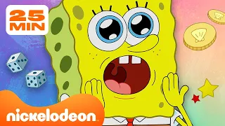 SpongeBob | SpongeBobs Beste SPELLEN ooit gespeeld | 30 Minuten Compilatie | Nickelodeon Nederlands
