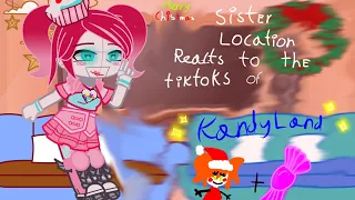 Sister location reacts to the tiktoks of ✨ KandyLand ✨  Español and English 🇲🇽🇺🇲