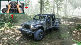 Jeep Gladiator Rubicon - Forza Horizon 5 Realistic Driving | Logitech G29 Gameplay