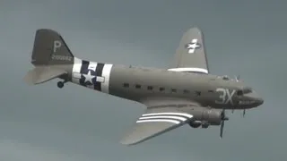 C-47 "Drag-em-oot" and Avro Anson at Abingdon 6th May 2012