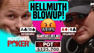 Phil Hellmuth Loses His Mind! | High Stakes Poker