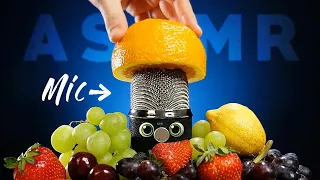 ASMR Squeezing an ORANGE on the Mic 🍊 100% Juicy Fruit Triggers for Sweet Tingles and Healthy Sleep