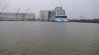 Float out from the Odyssey of the Seas at Meyer Werft