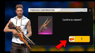 ADAM GOT 😱 AMAZING GUN SKIN 🎁 1 FREE CARD 🔥 FREE FIRE