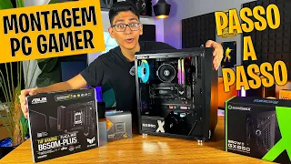 Como MONTAR PC GAMER completo PASSO A PASSO em 2024 - AMD RYZEN 8600G + B650M PLUS