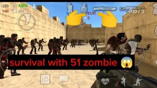 special force 2 I'm enjoying play survival with 51 zombie's gameplay 😱