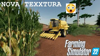 Nova textura realista de milho FS 22,em qualquer mapa do Farming simulator 22