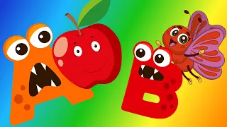 Phonic Rhymes For Toddlers || Learn phonics sound of letters for nursery kids ||